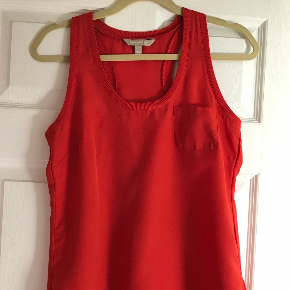 Orange Banana Republic Racerback Tank